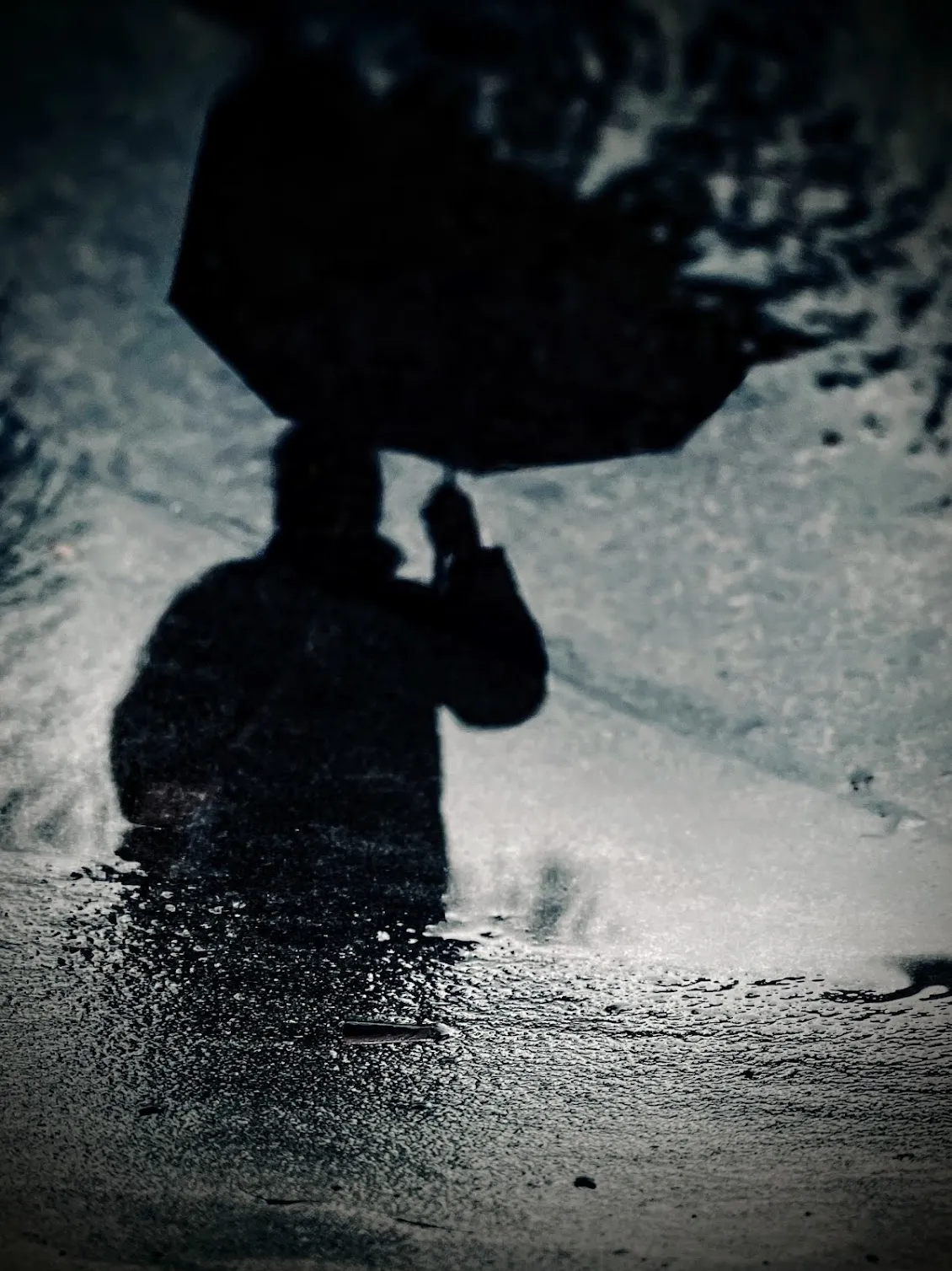 Dramatic shot of rain with iPhone, by Tina Xing photography