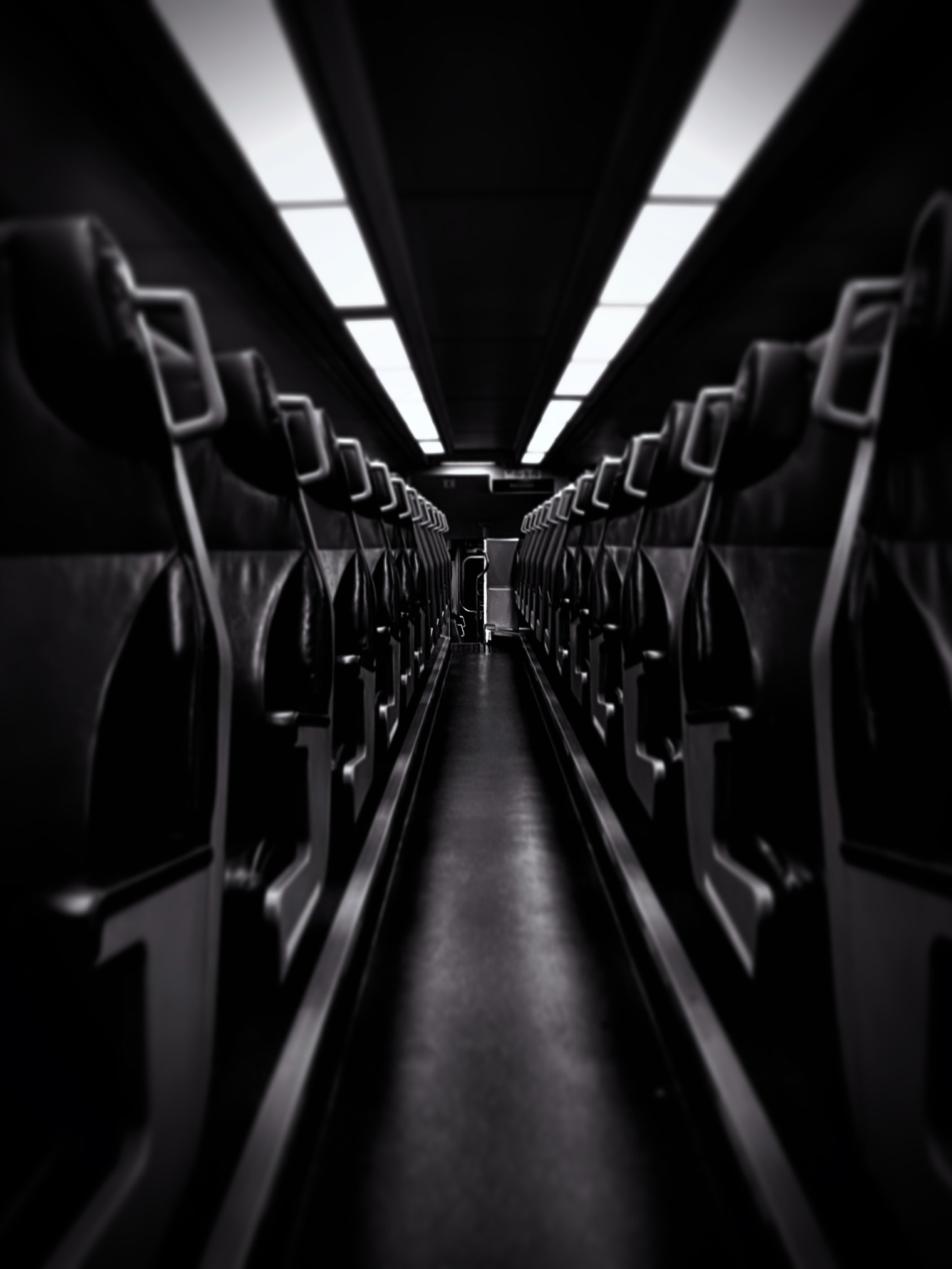 Train seat patterns, photographed by Tina Xing