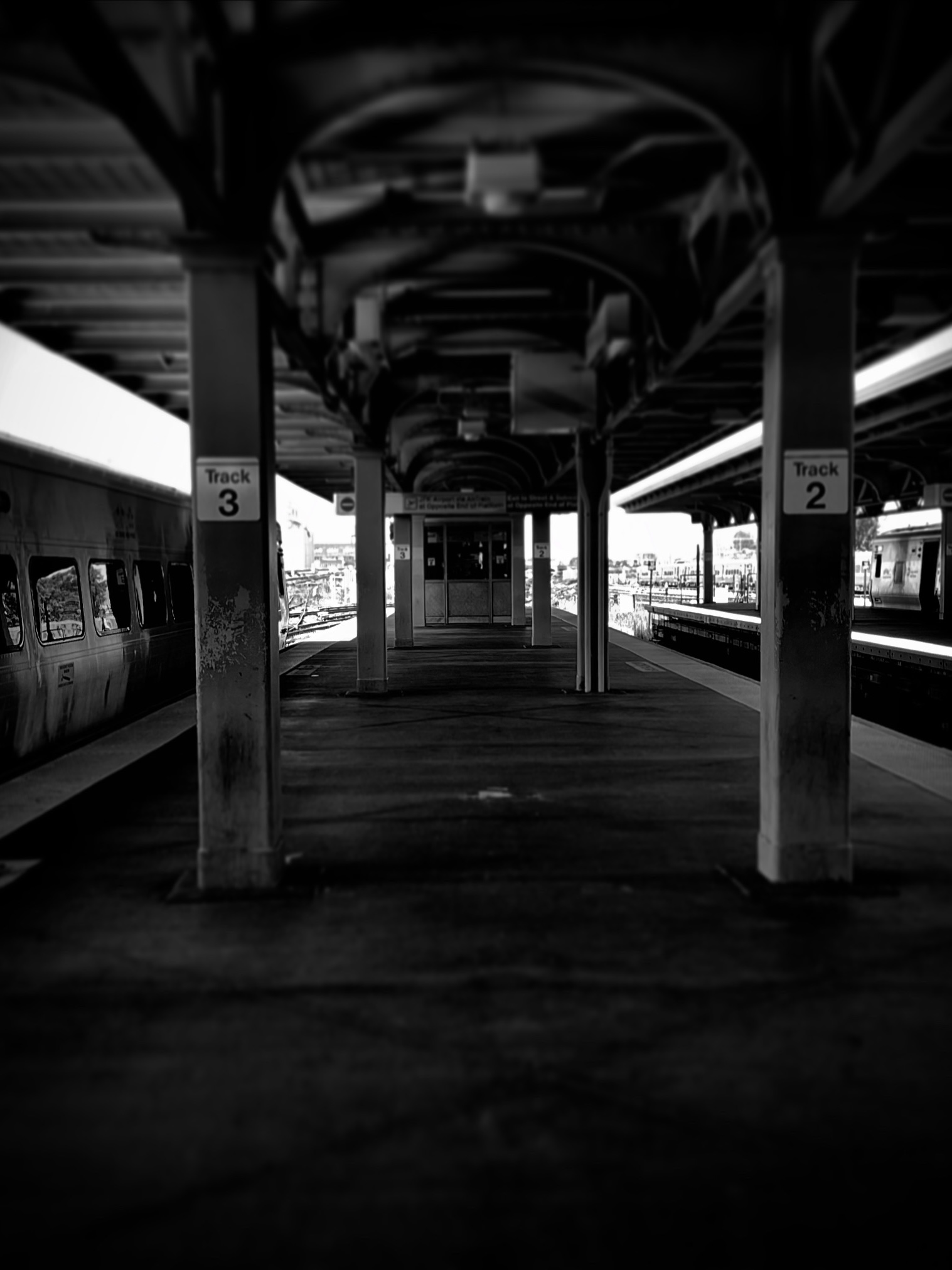 Train station patterns, photographed by Tina Xing